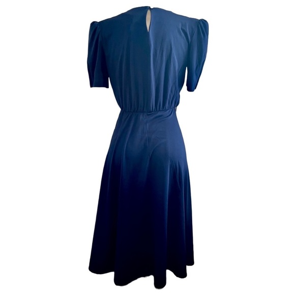 VINTAGE Whirlaway Frocks Secretary Dress sz 6P Lace Collar Grandmacore Cottage - Picture 8 of 12